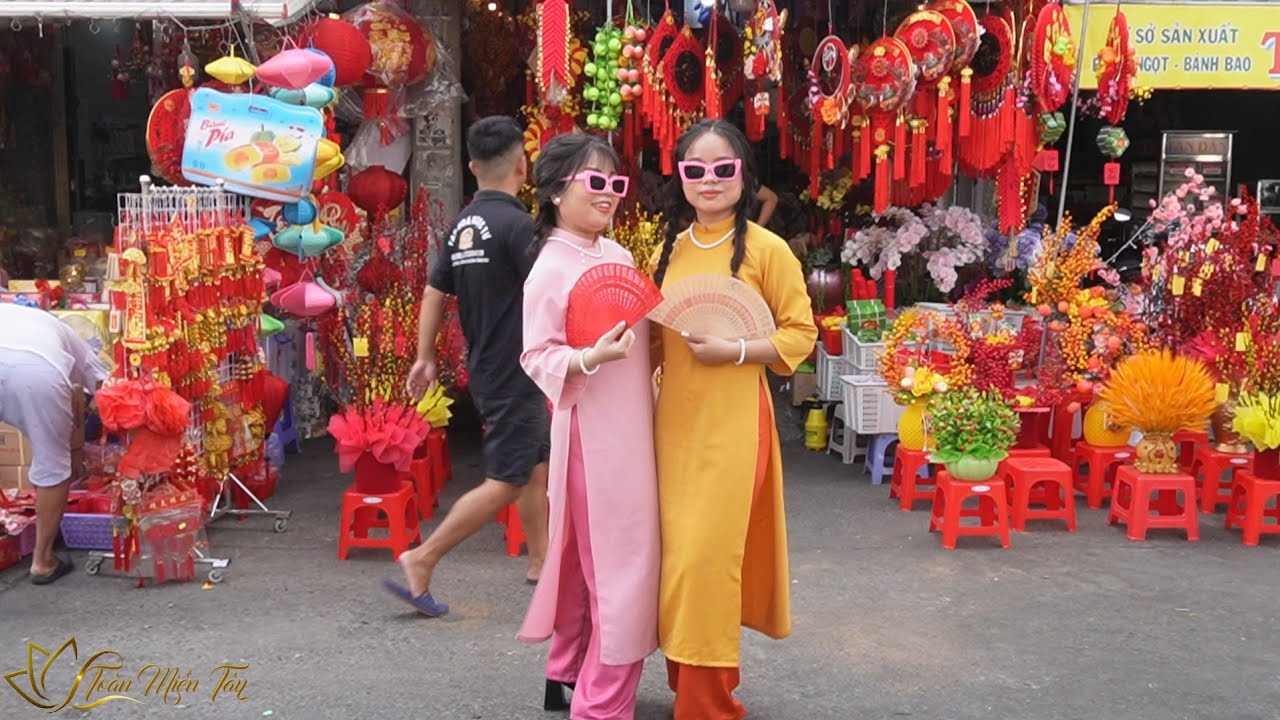 CHỢ TẾT MIỀN TÂY 2024 Chợ Cao Lãnh Đồng Tháp Ngập Tràn Không Khí Tết • Toàn Miền Tây 451