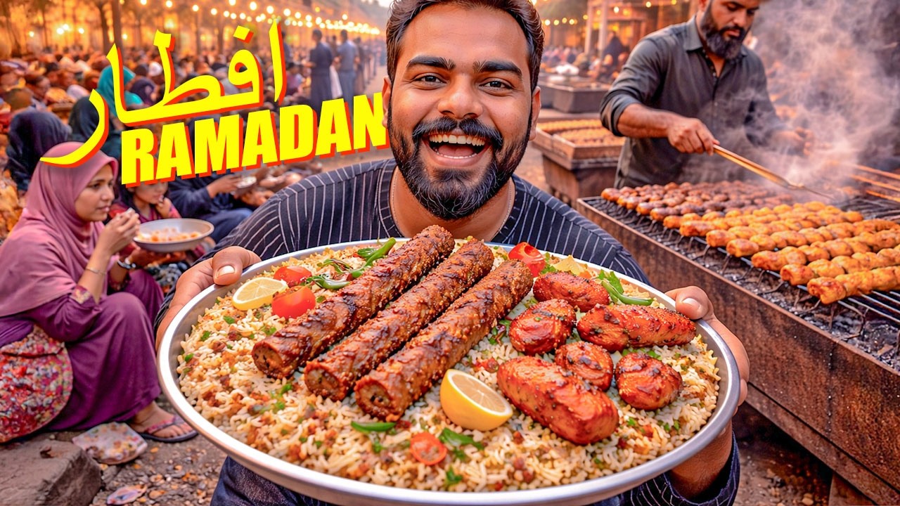 Free Food In Ramadan Iftar Time | 1000+ People Iftar on Road | Biggest Iftar in Pakistan