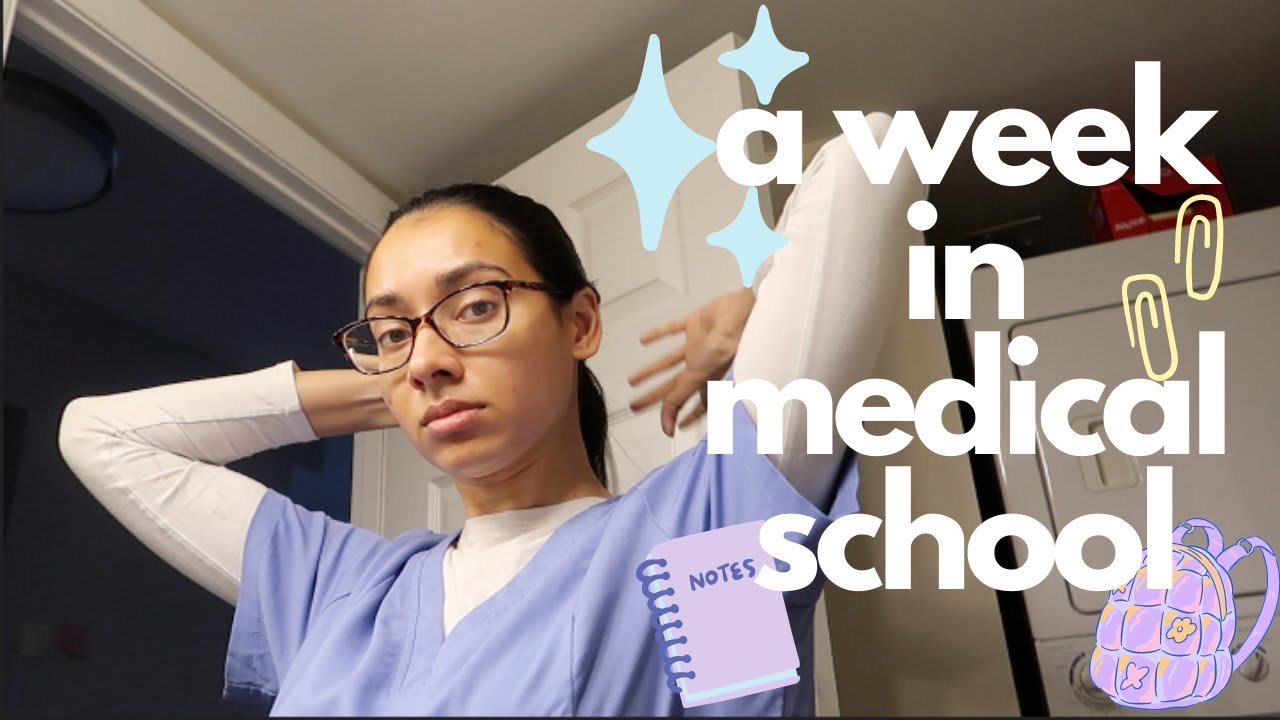 A week in medical school| studying, long days, pediatrics rotation, working out