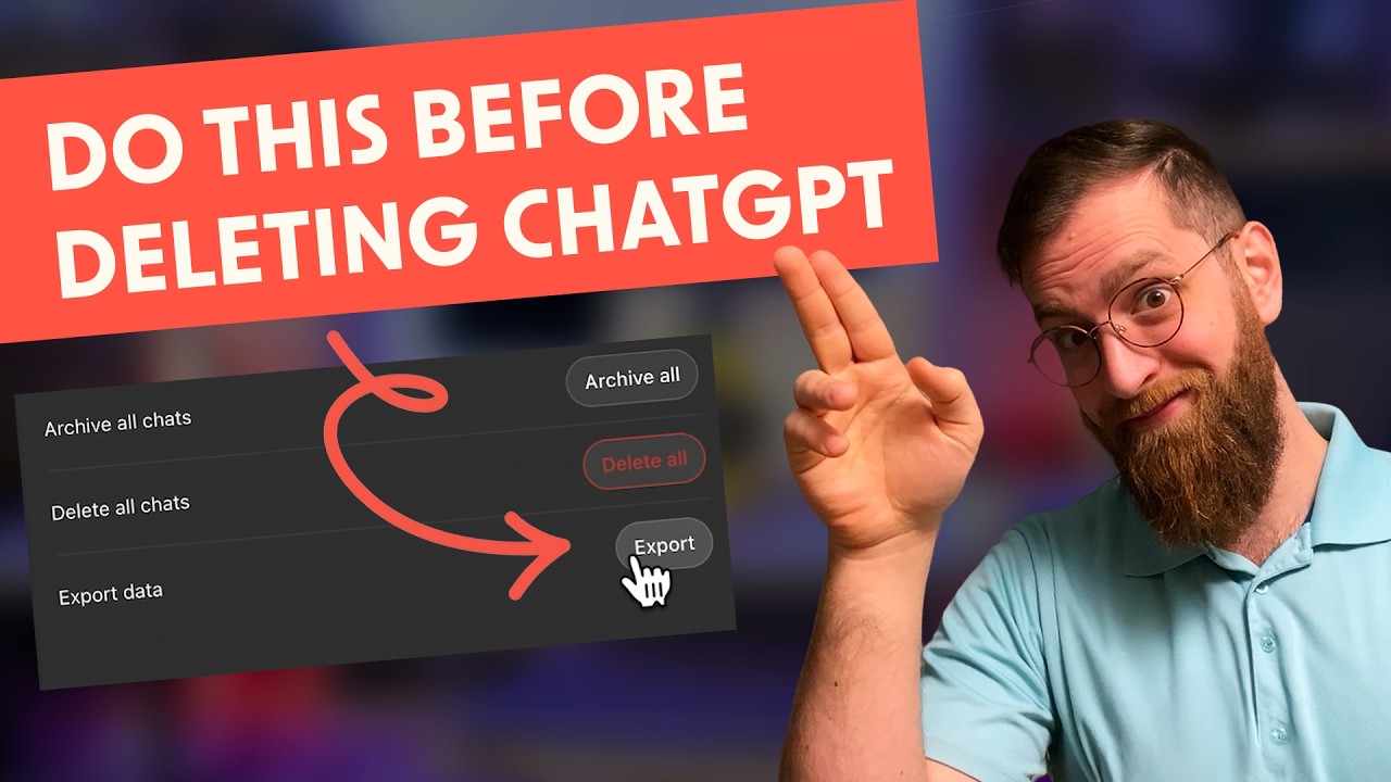 Как удалить свою учетную запись ChatGPT и данные чата