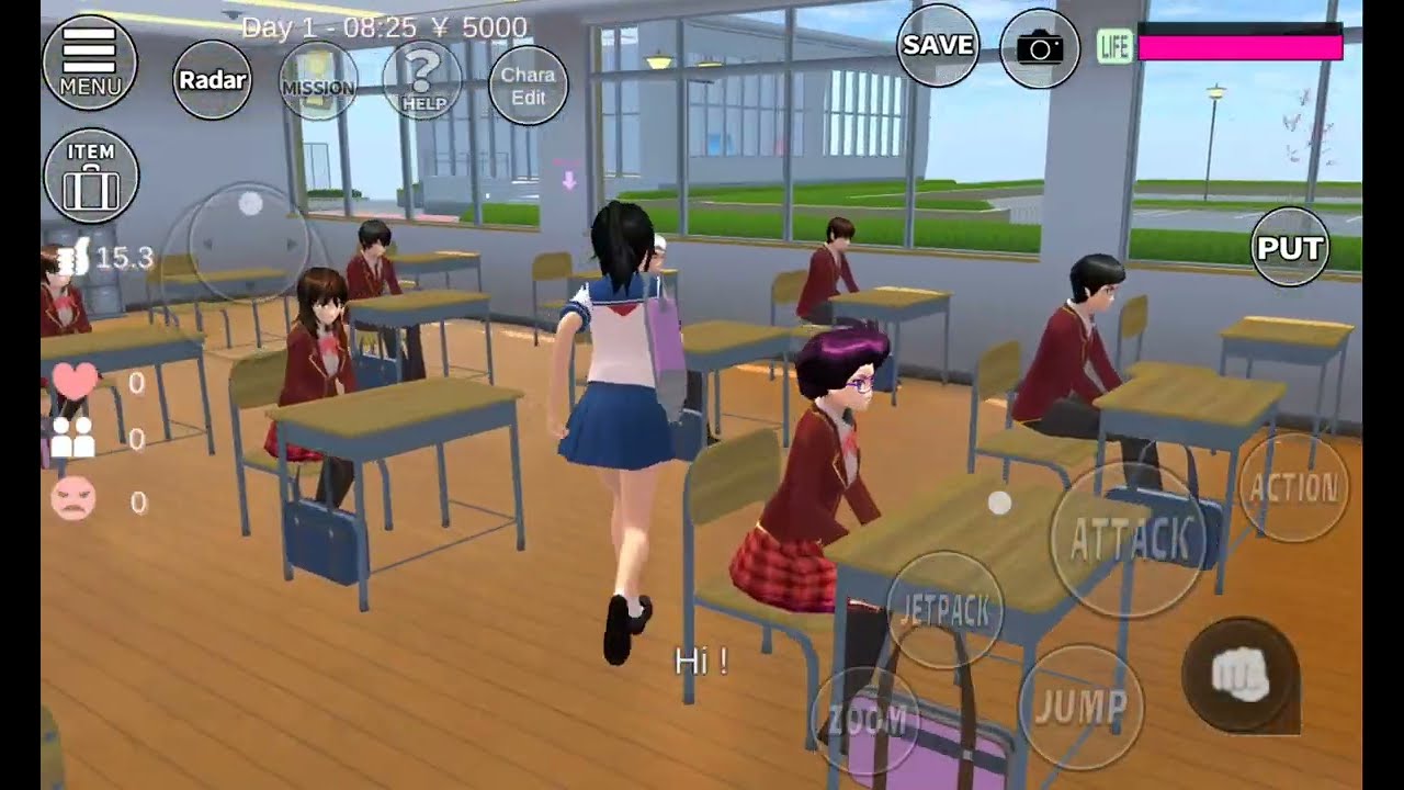 အိုင်ရာနိလေးရဲ့တစ်နေ့တာ#sakuraschoolsimulator 
