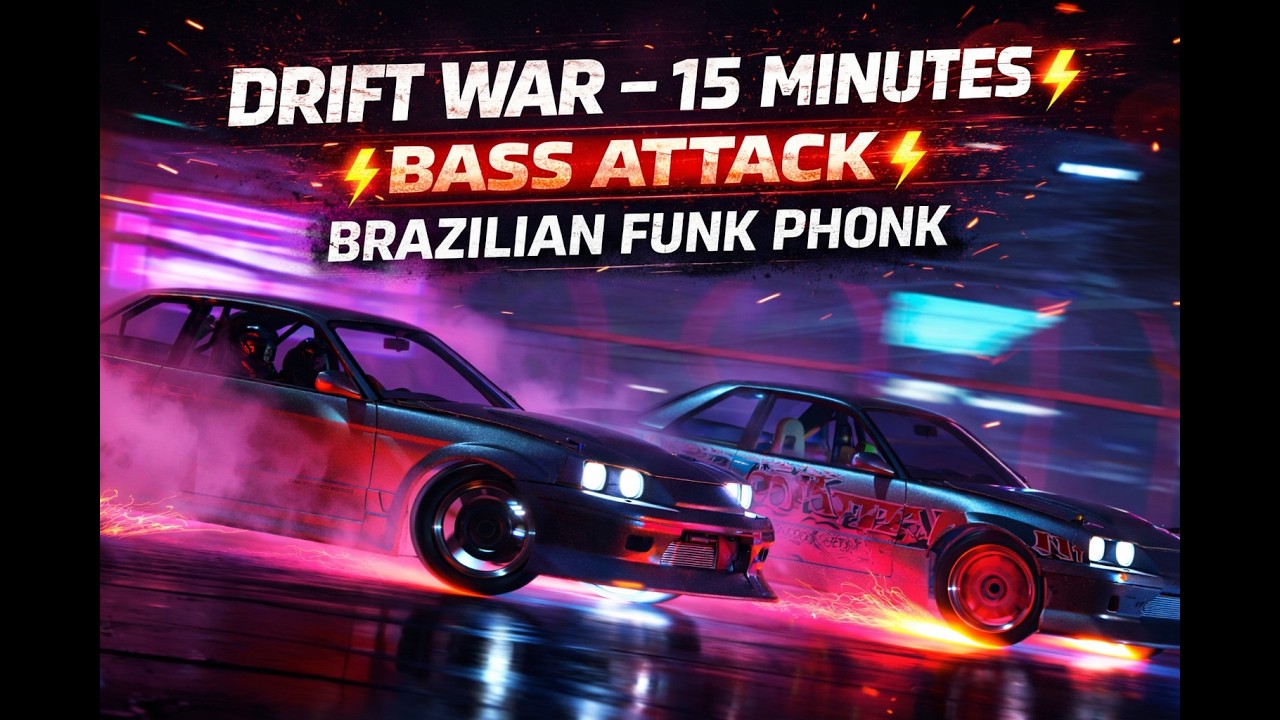 DRIFT WAR – 15 MINUTES⚡ BASS ATTACK ⚡BRAZILIAN FUNK PHONK