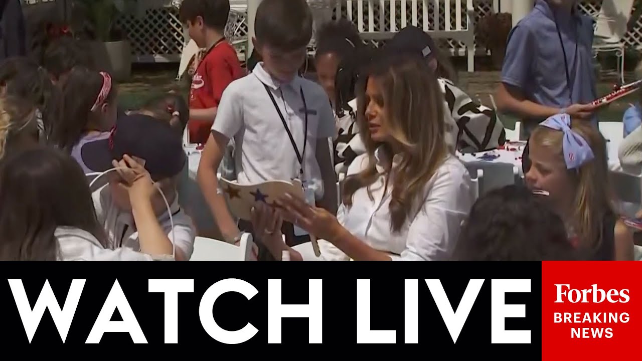 WATCH LIVE: First Lady Melania Trump Holds 'Take Our Sons & Daughters To Work Day' At White House