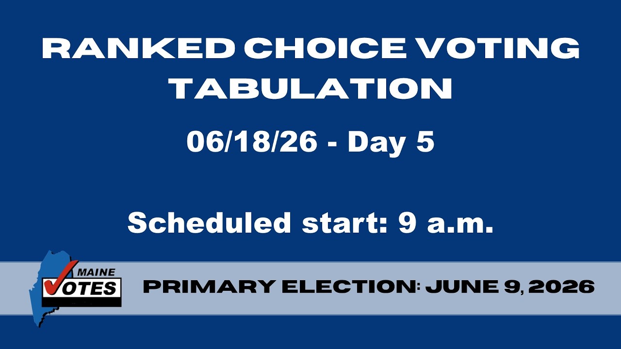 June 2026 Primary Election Ranked Choice Voting Tabulation - Day 5