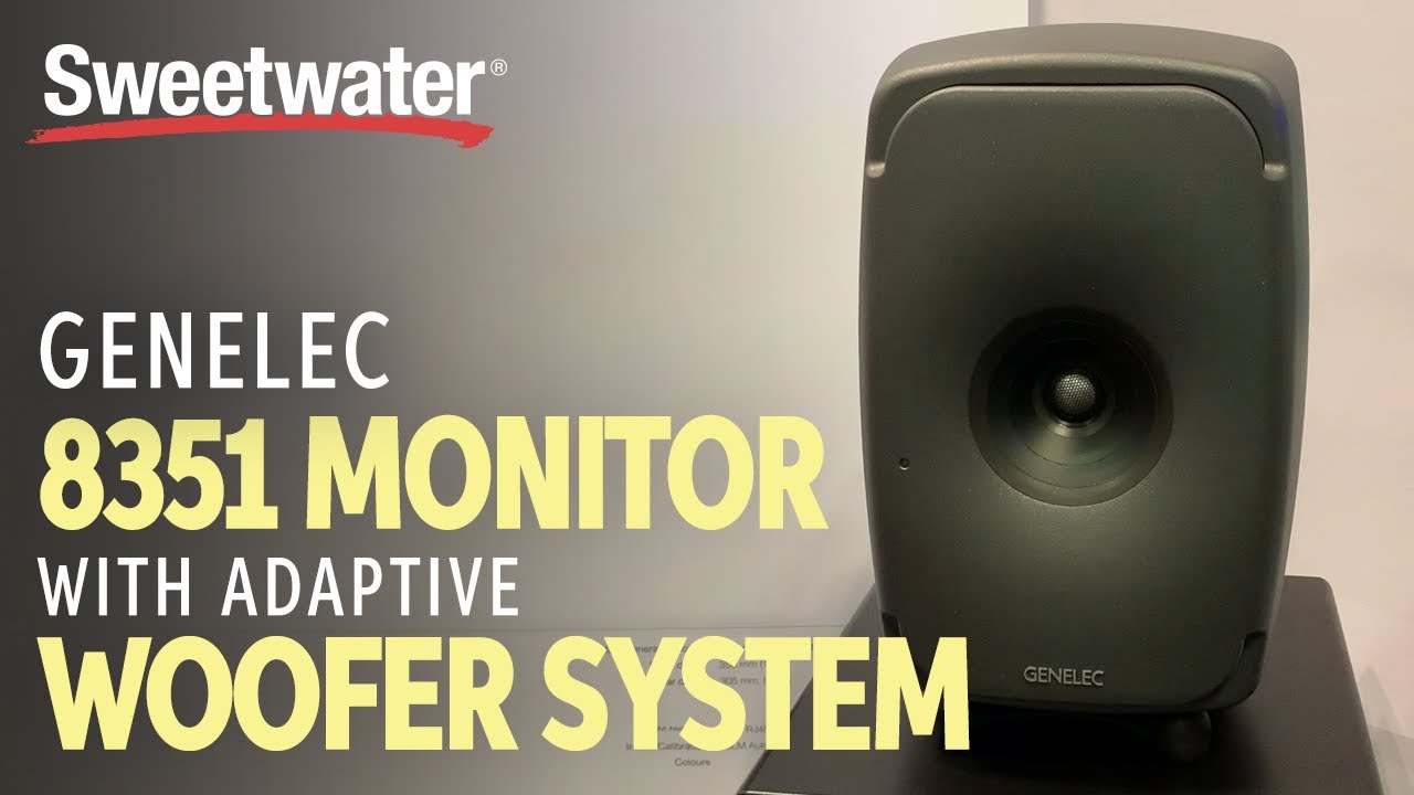 Sweetwater at AES 2019 — Genelec 8351 Monitor with Adaptive Woofer System
