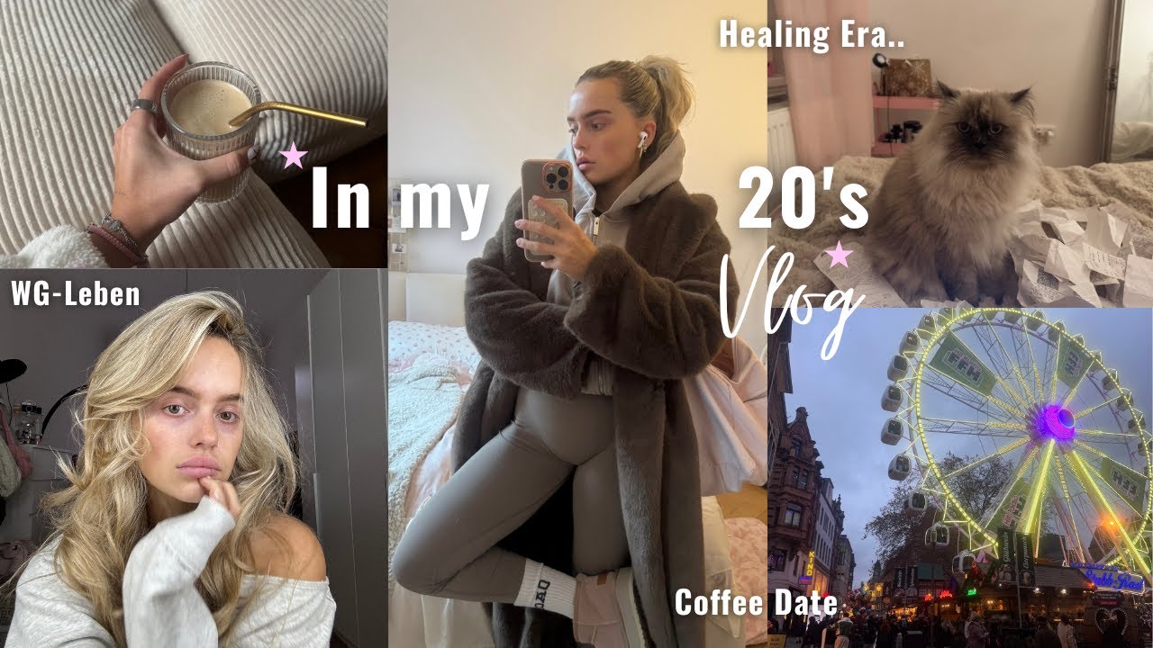 Daily Vlog: Healing Era, Shared Apartment Life, Heatless Curls, Coffee Date & Surprise