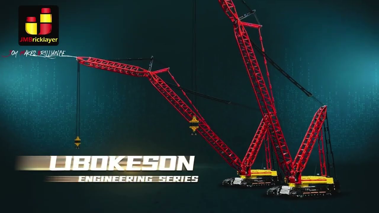 JMBricklayer Remote Control Crawler Crane Kit 61119