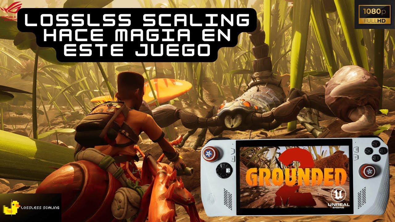 Que tal corre GROUNDED 2 en la ASUS ROG ALLY Z1 EXTREME ¿ Valdra la Pena ? 🤔