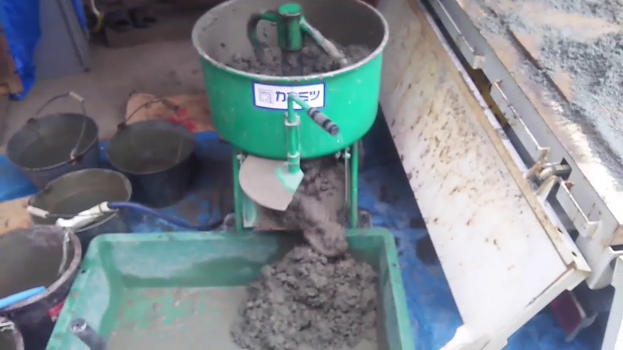 Make mortar with mixer　Part2　Japanese work