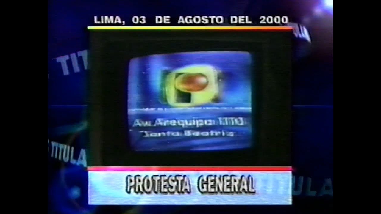 Tandas comerciales - Panamericana Televisión (Perú, agosto del 2000)