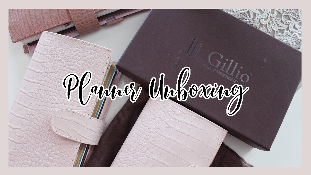Planner Haul | Gillio Giramondo Deluxe Blush Mat Croco | Ana Jolene