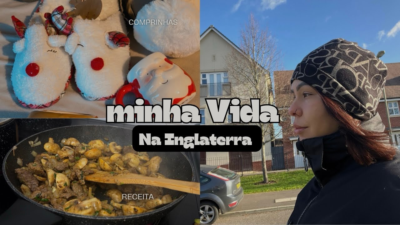 vida na Inglaterra: mostrando minhas comprinhas 🎅 como faço strogonoff de carne