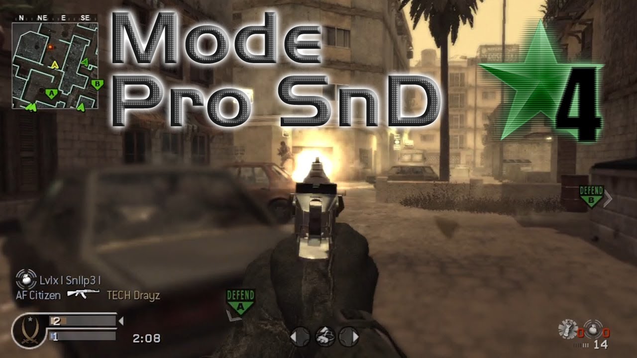 Mode Pro SnD sur COD4 - Règles et impressions !