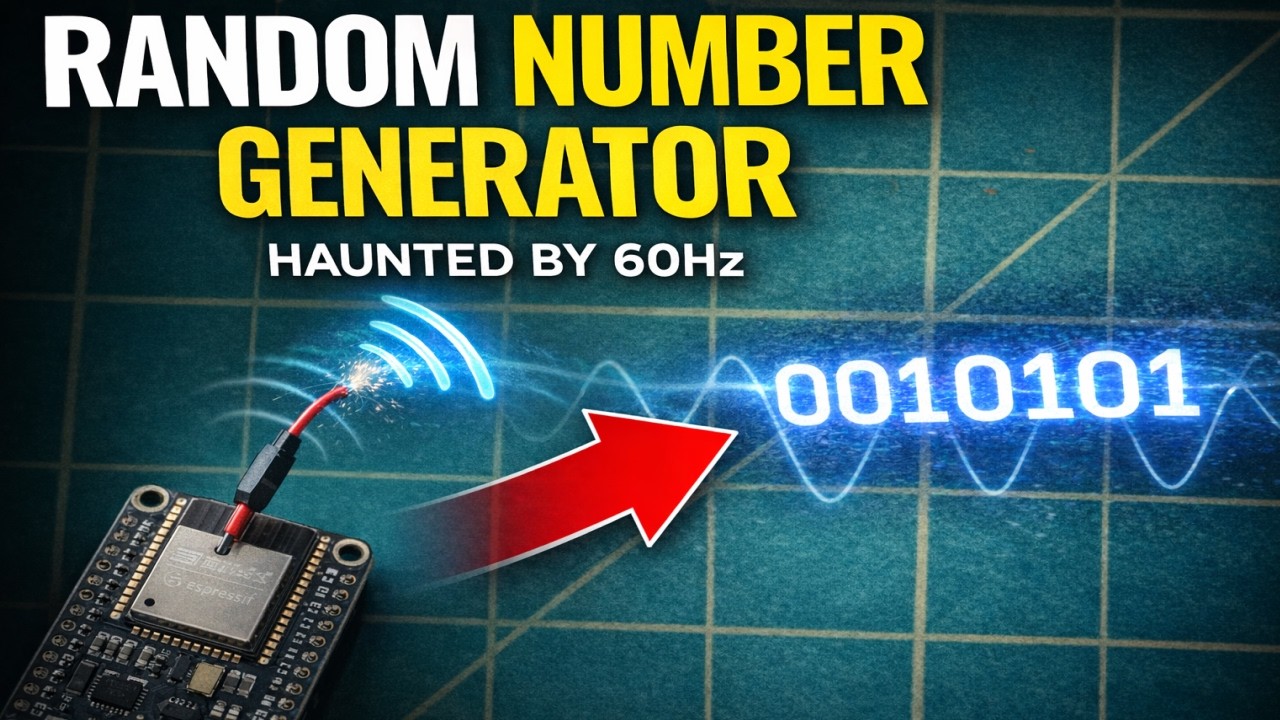 Я собрал генератор истинно случайных чисел, используя вывод ESP32.