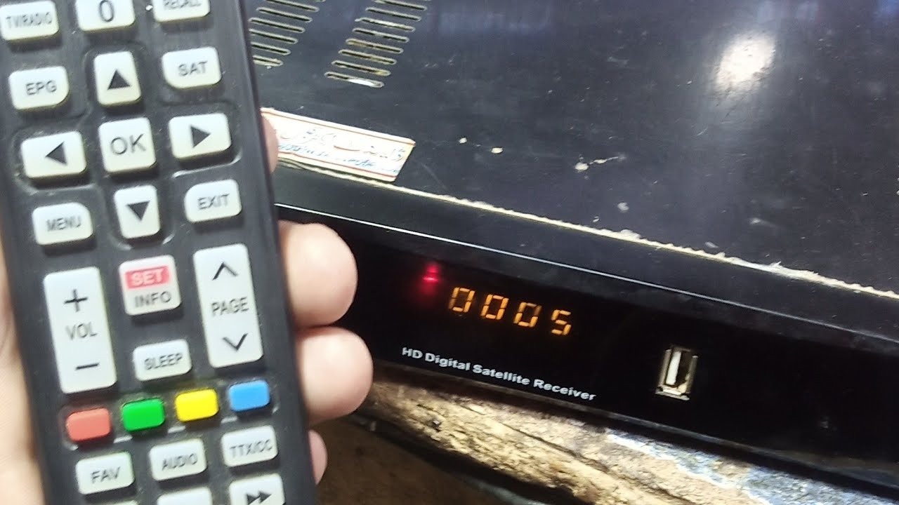 Hd-1033 hysun Dish Receiver universel remote how to connect..just in 30 second