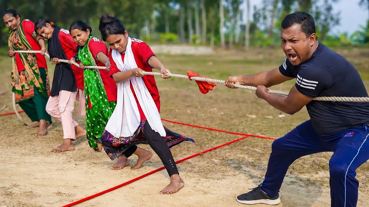 Can 1 Man Really Beat 4 Girls? | Power Test