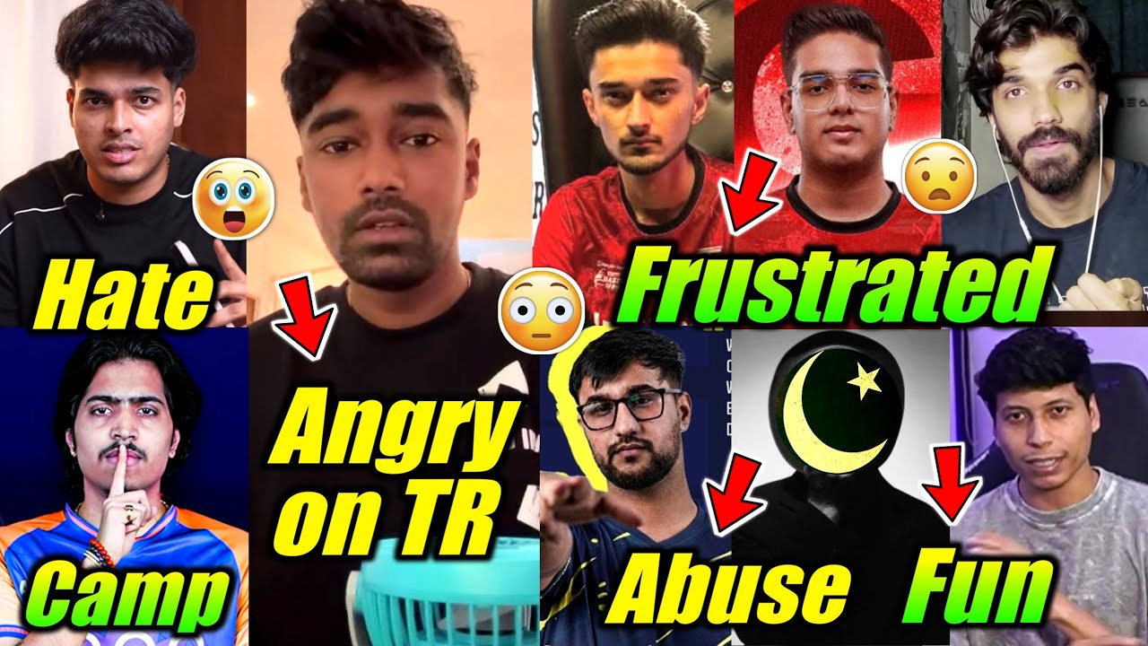 Pak Youtuber Abuse Indian Players 😳 Neyoo, Snax on TR 😧 Ninja on Camp, Sensei Lala Fun