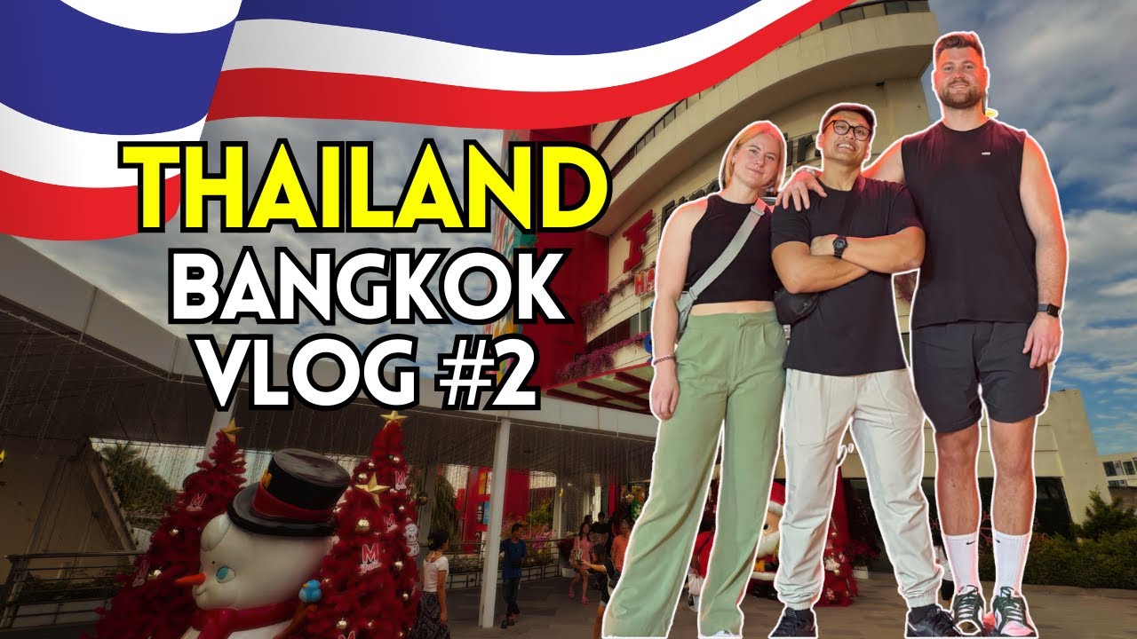 When back in Bangkok | The Mall Bang Khae & Exploring Bangkok’s Train Night Market | Bangkok VLOG