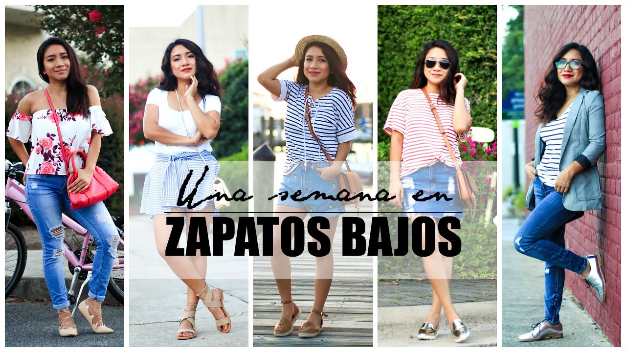 UNA SEMANA EN ZAPATOS BAJOS ♡ 7 OUTFITS  WITH FLATS | JORYCK