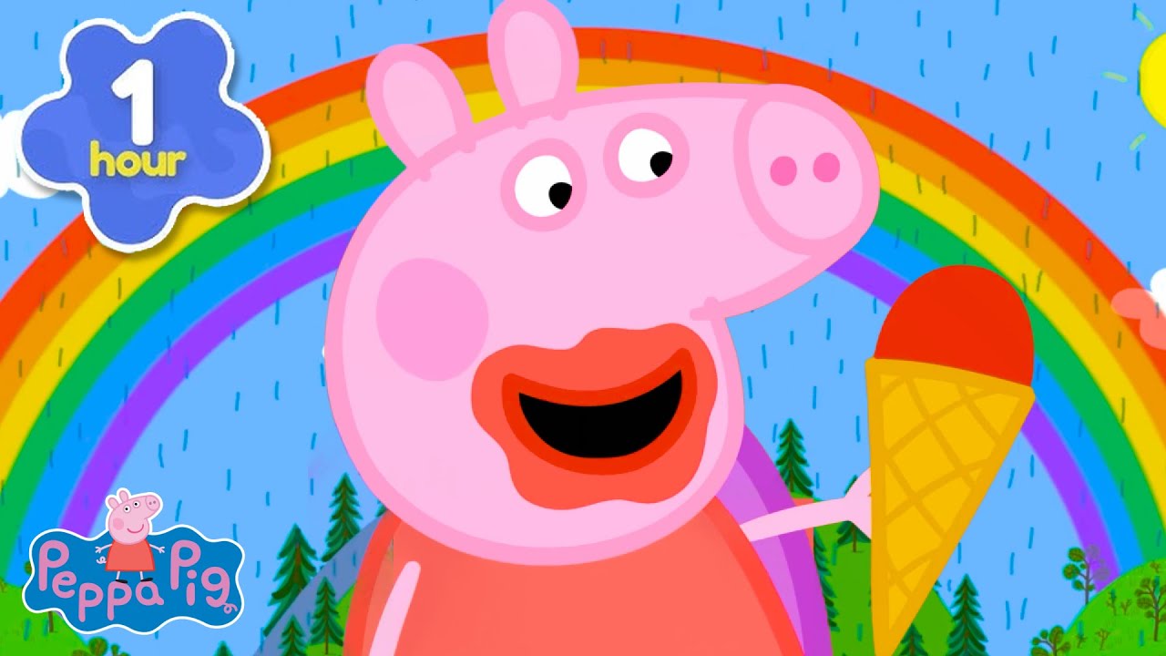 🌈Peppa Pig gaat op zoek naar een regenboog! | Peppa Pig Nederlands | Tekenfilms voor kinderen