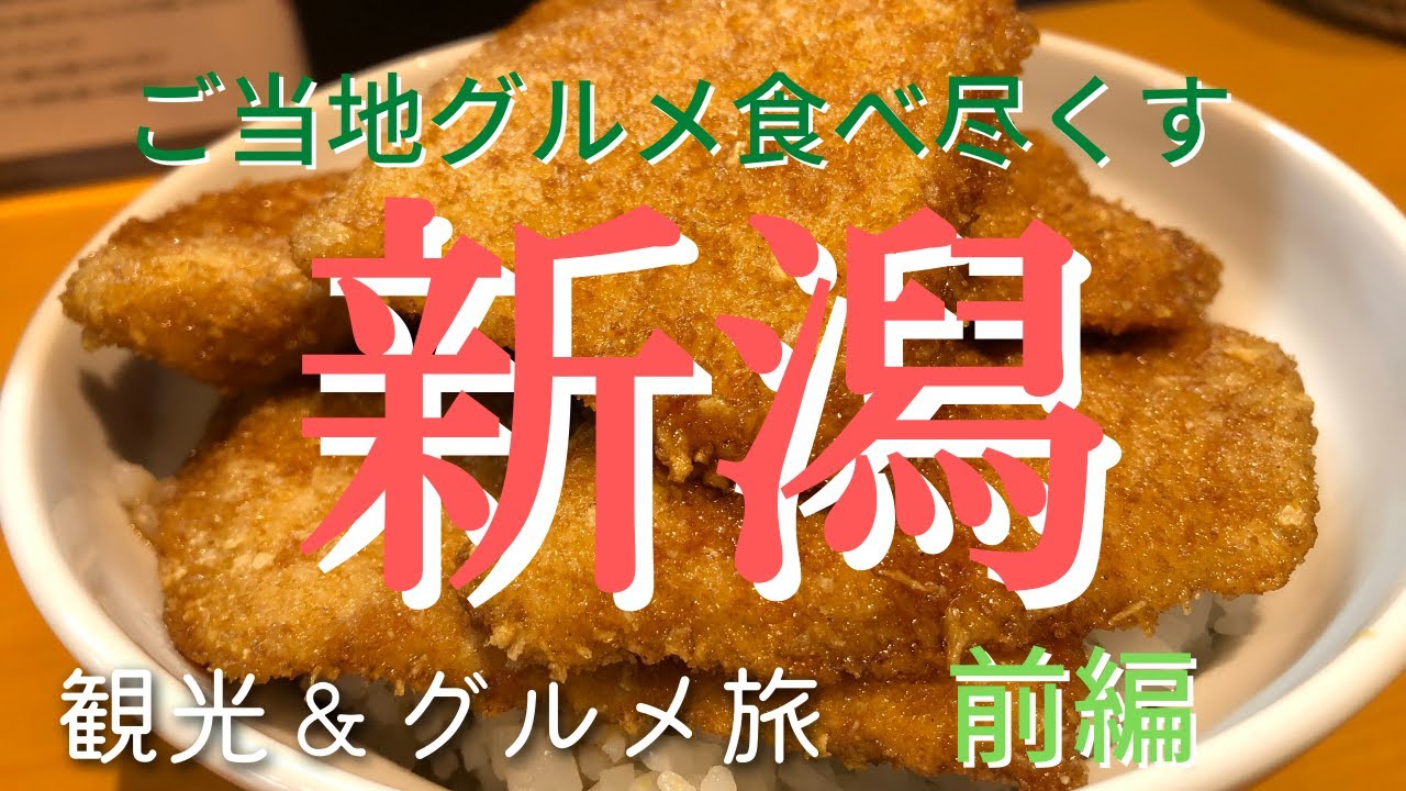 【新潟Vlog前編】観光＆グルメ満喫旅！新潟旅行/新潟グルメ/新潟/食べ歩き/名物グルメ/タレカツ/鮨/カフェ/萬代橋/旅動画/古町/ご当地グルメ/japan【ぽてたび】
