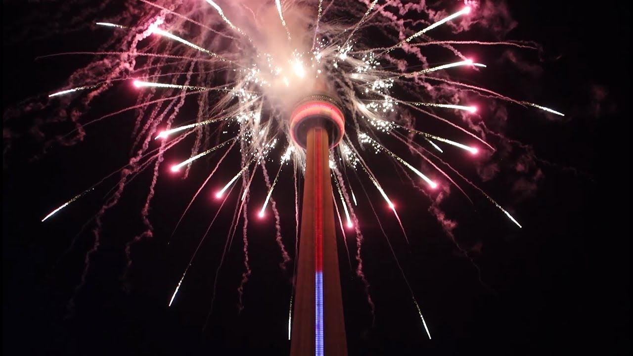 Canada Day 150 - CN Tower Fireworks with 97.3FM music