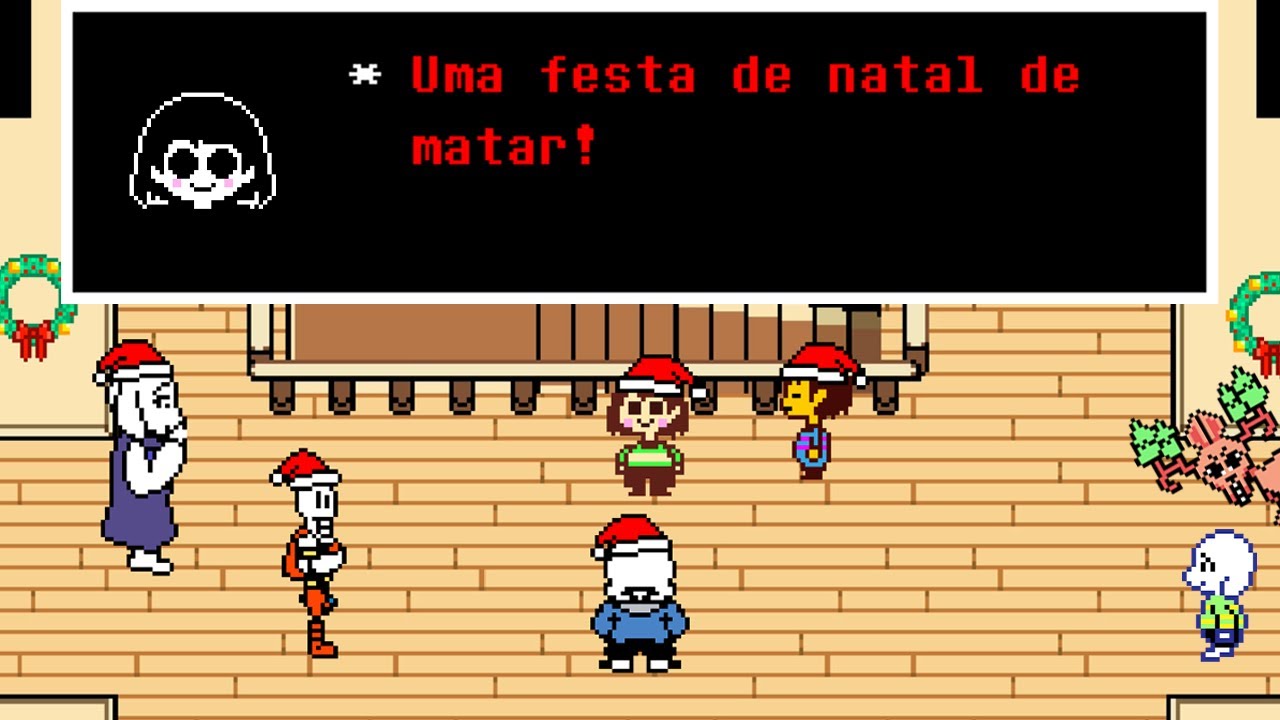 Undertale, mas é um  Natal de matar