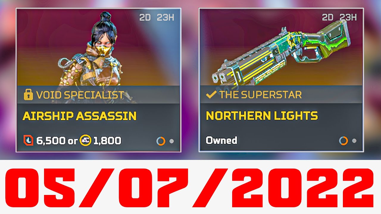 NEW FEATURED TAB OFFERS STORE ROTATION 7th of May 2022 × Apex Legends