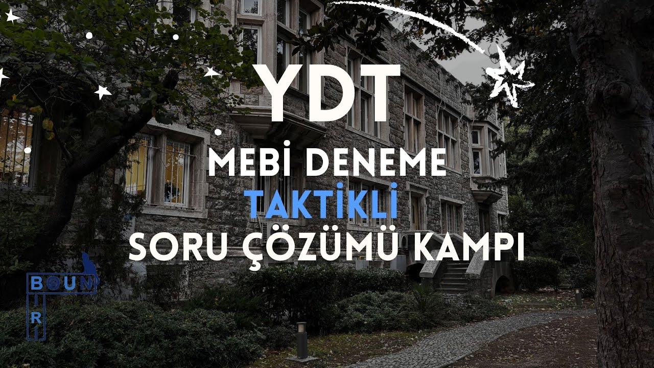 YDT MEBİ Taktikli Soru Çözümü (Anlamca Yakın)