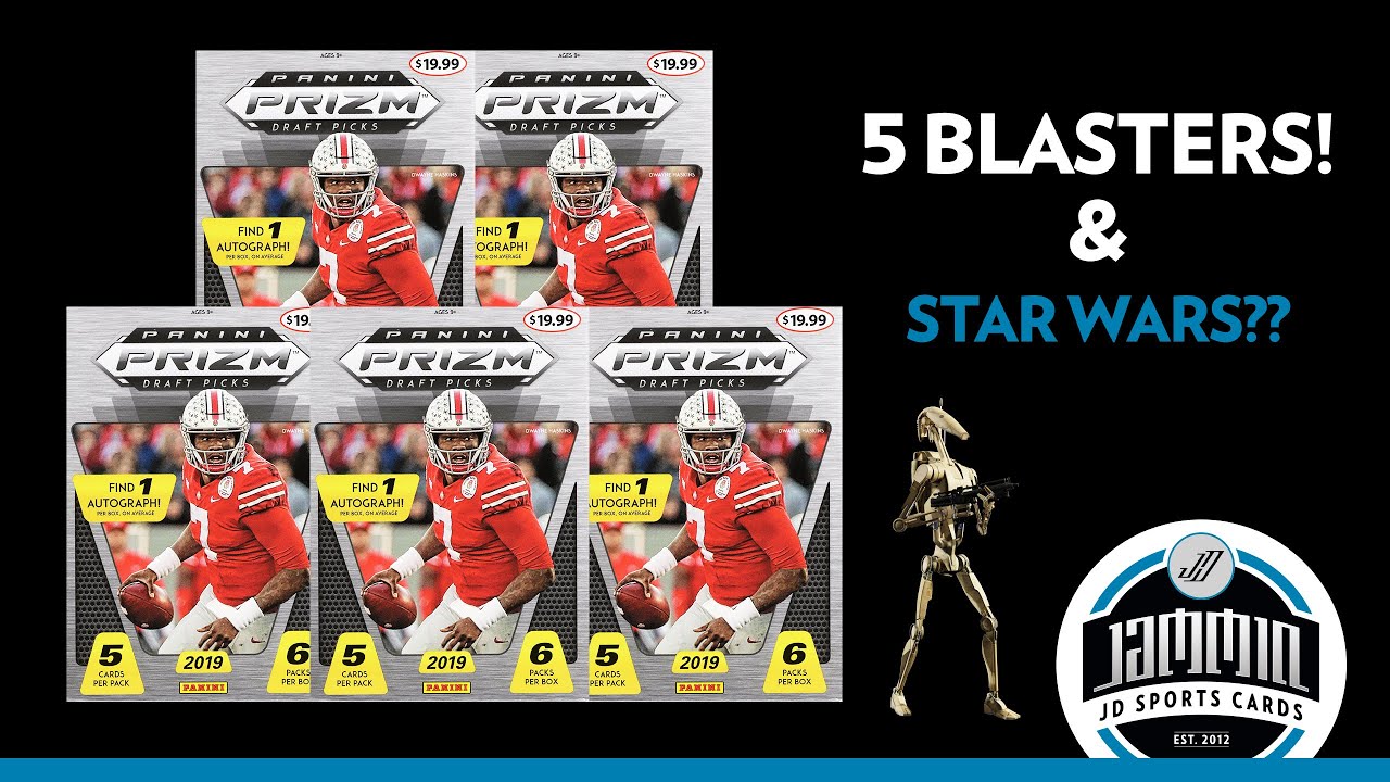 2019 Panini Prizm Draft Picks Football Blaster Box Break x 5