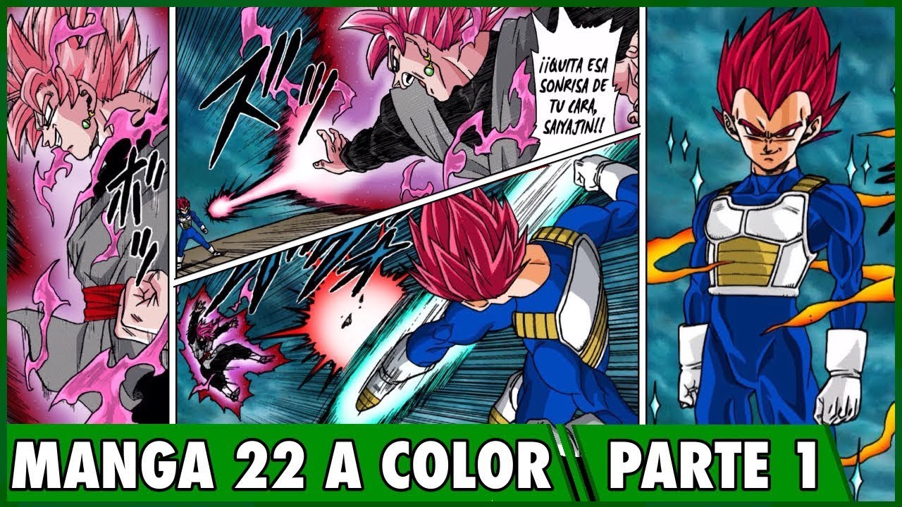 DBS manga 22 a color (parte 1/2).