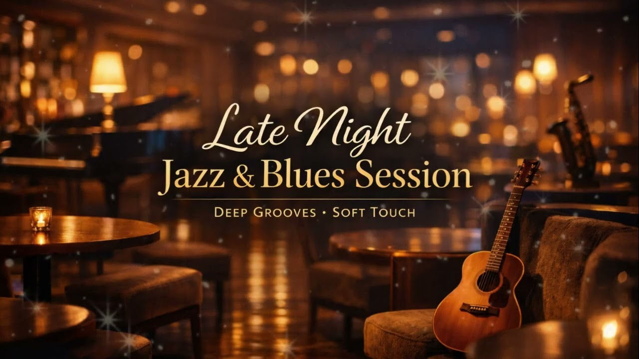 Late Night Jazz & Blues Session | Deep Grooves, Soft Reggae Touch (Full Hour)