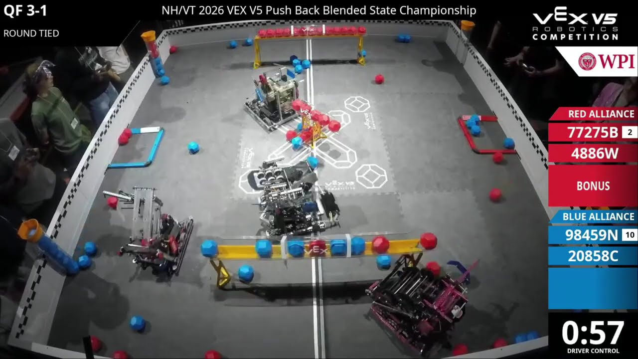 2026 NH/VT State Championship | QF 2-1 | 77275B & 4886W (118) vs 98459N & 20858C (14)
