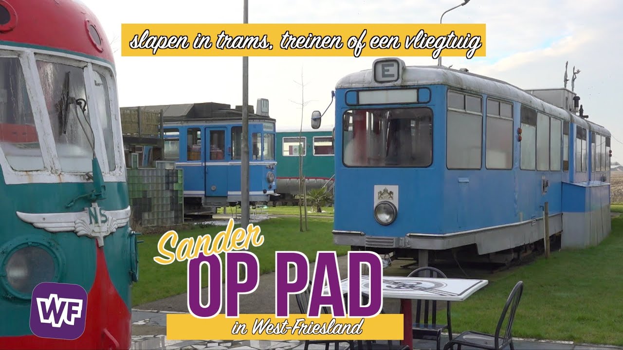 Achtertuin vol met trams, treinen en vliegtuig; Cindy en Marcel nemen B&B over - Sander Op Pad