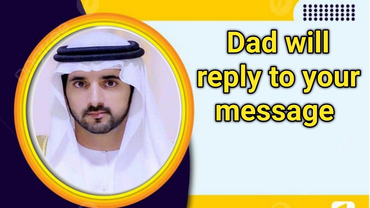 Dad already replied|fazza sheikh hamdan|fazza King of Dubai|fazza heart of Dubai|