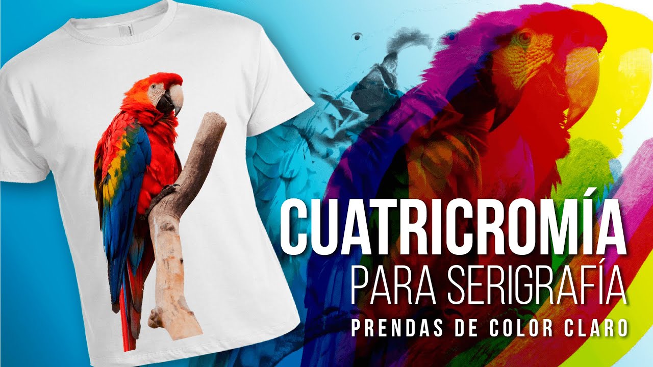 Cómo crear una Cuatricromía para serigrafía / Prendas Claras