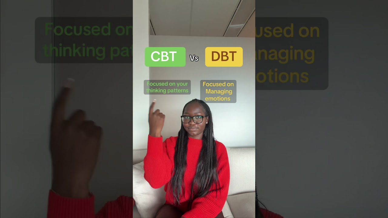CBT and DBT Therapy, what is the difference?  #cbt #dbt