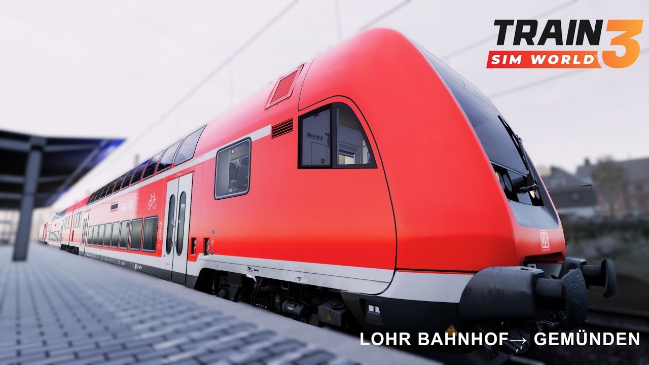 Driver's View | Lohr Bahnhof → Gemünden | Winter Cab Ride | Train Sim World 3
