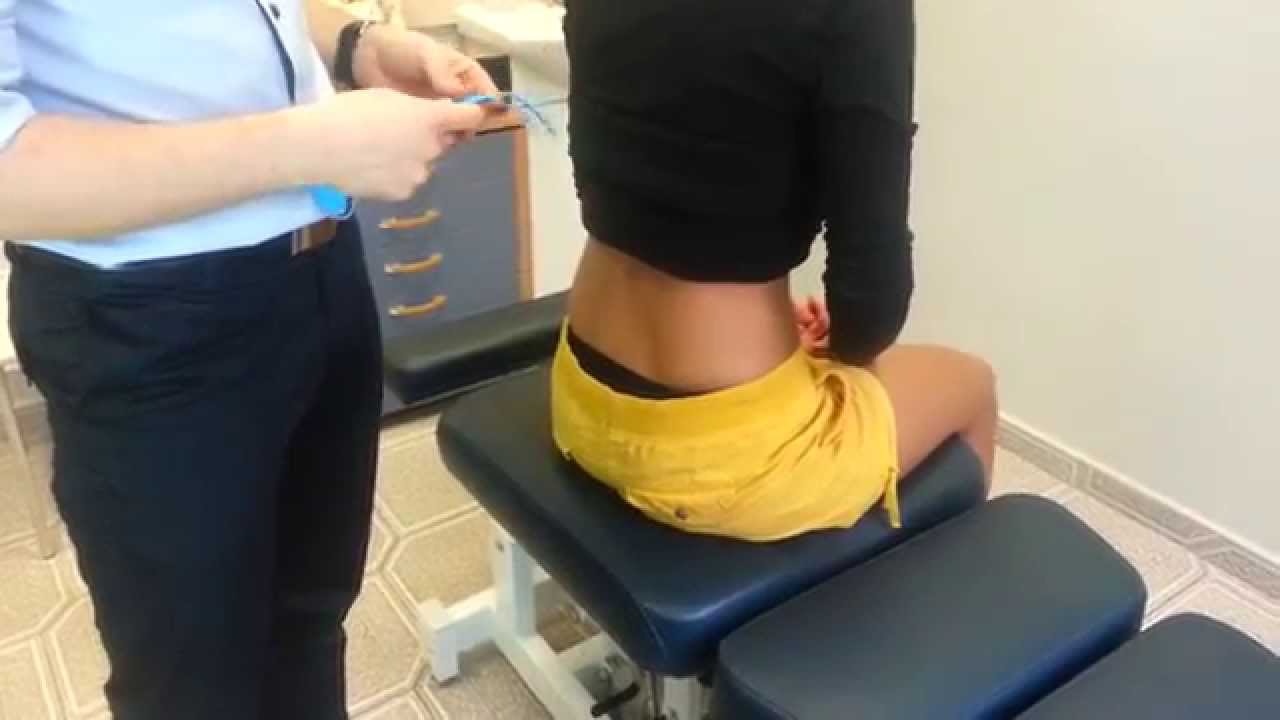 Kinesiotaping - taping pleców dolny odcinek