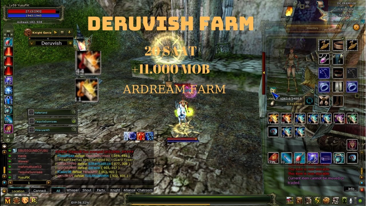 KNIGHT ONLINE | sa yeni video.İzle beğen yorum at ABONE OLL | DERU FARM