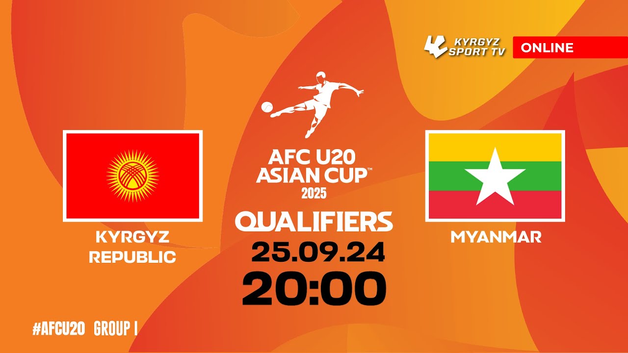 Kyrgyzstan - Myanmar | AFC U-20 ASIAN CUP QUALIFIERS | GROUP «I»