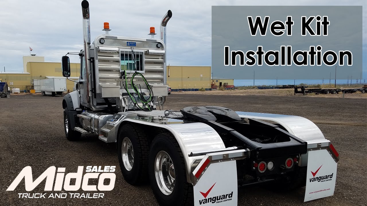 Custom Wet Kit Installation on Mack Truck