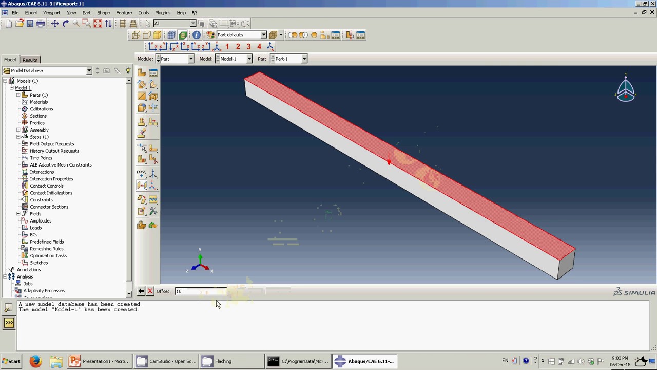 Как использовать 3D-связный элемент COH3D8 в ABAQUS — Часть 1
