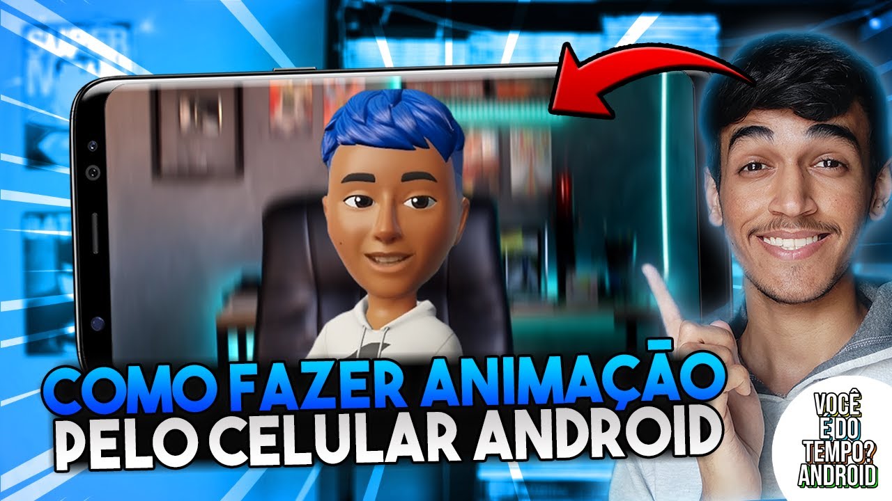 COMO FAZER ANIMAÇÃO 3D COM PERSONAGEM PERSONALIZADO PELO CELULAR ATUALIZADO 2023