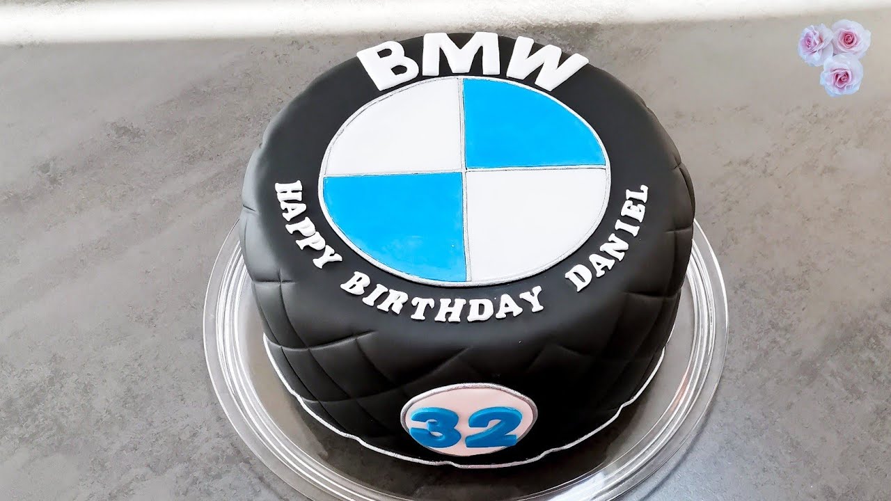 BMW Zeichen / Logo /Amblem Fondant Torte / торт / Cake #31