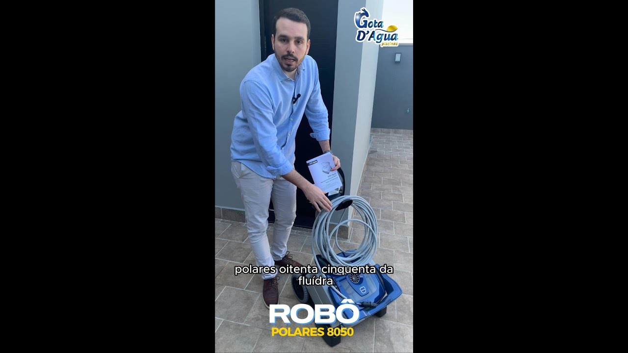 Uso do Rob&ocirc; Aspirador Autom&aacute;tico 8050 Sport Polaris Mono da Fluidra!