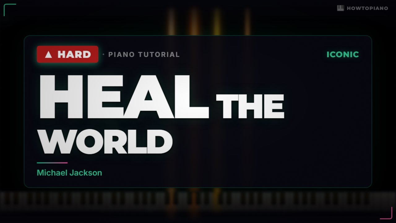 3882 Notes of PURE Beauty - Heal the World Piano Cover