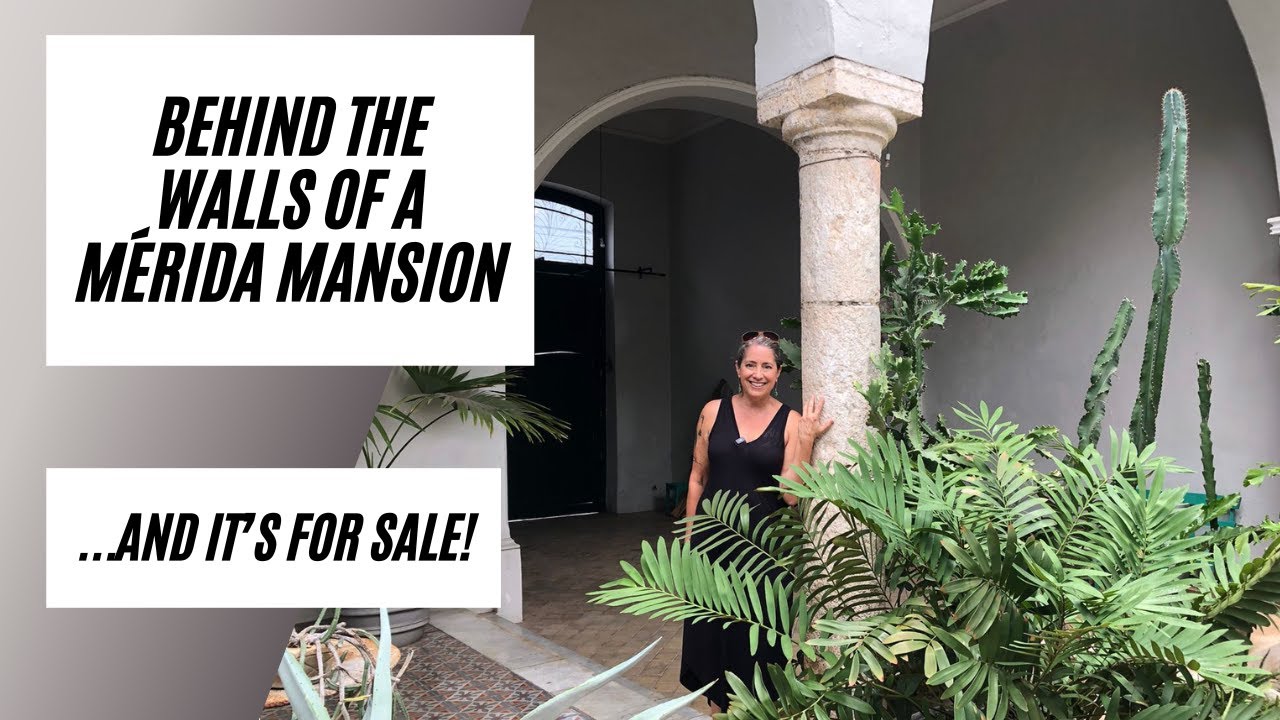 Mérida Mexico Mansion for sale. Tour with me!