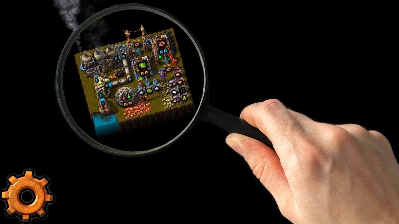 World's smallest Factorio base.