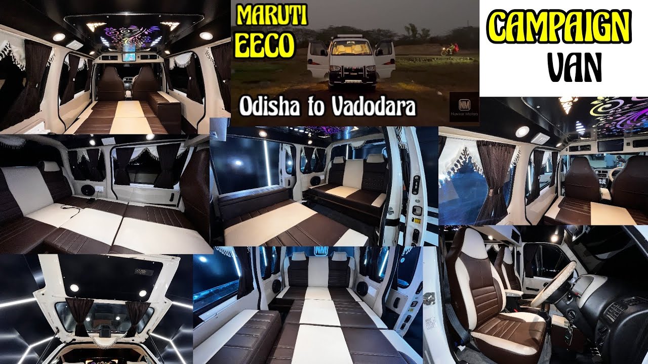 Camping van Modification Work || By Navkar Motors || Odisha to Vadodara || solar panel M. 8140807082